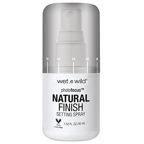 Wet n Wild - Photo Focus Setting Spray - Spray Fijador de Maquillaje Spray, Apto para Todo Tipo de Piel, Fórmula con Aloe Vera